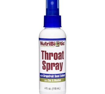 NutriBiotic ? Throat Spray with GSE, 4 Fl. Oz | Gentle and Soothing Sore Throat Support wi