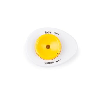 Fox Run Hard Boiled Egg Piercer, with Safety Lock Feature, White