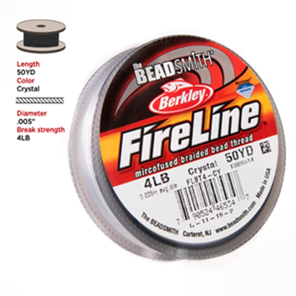 FireLine The Beadsmith by Berkley ? Micro-Fused Braided Thread ? 4lb. Test, 005?/.12mm Dia - Image 2