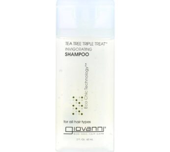 Giovanni Hair Care Products Shampoo Tea Tree Triple Treat, 2 Fluid Ounce