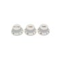 Fender Strat Knobs One Volume, Two Tone, White