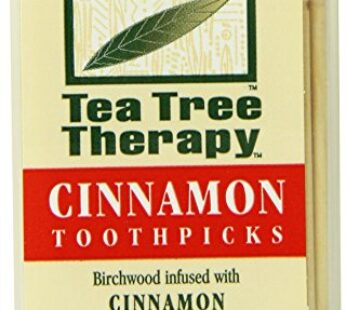 Tea Tree Therapy Toothpicks, Cinnamon, 100 Count