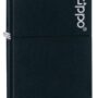 Zippo Logo Black Matte Pocket Lighter