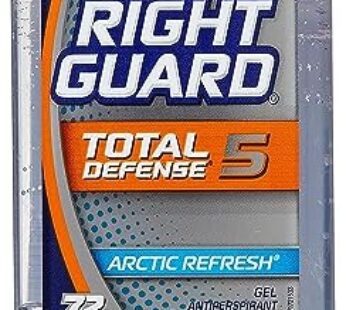 Central Sales Company Right Guard Total Defense 5 Power Gel Antiperspirant Deodorant, Arct