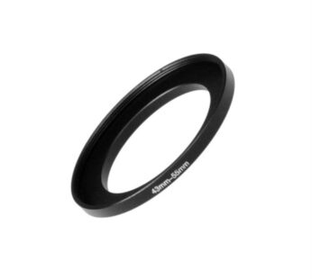 Fotodiox Metal Step Up Ring, Anodized Black Metal 43mm-55mm, 43-55 mm