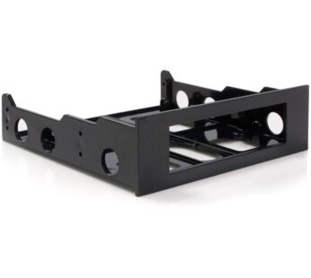StarTech.com 3.5″ to 5.25″ Front Bay Mounting Bracket w/ Mounting Screws (BRACKETFDBK),Bla