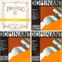 JSI Special 4/4 Violin String Set: Gold Label Loop-End E & Dominant A, D, and G Strings -