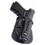 Fobus, E2 Paddle Holster, Fits Glock 17/19/19X/22/23/31/32/34/35/45, Right Hand, Kydex, Bl