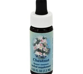 Flower Essence Services Supplement Dropper, White Chestnut, 0.25 Ounce