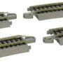 Bachmann Trains - Snap-Fit E-Z TRACK ONE-THIRD SECTION 18? RADIUS CURVED (4/card) - NICKEL