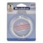 Beadalon German Style Wire for Jewelry Making, Round, Silver Plated, 22 Gauge, 32.8 ft