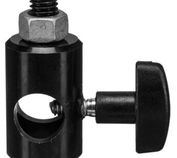 Manfrotto Rapid Adapter, Converts Standard 5/8″ Lightstand Tip to a 17mm Long 3/8″ Male Th
