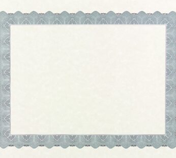 Great Papers! Metallic Silver Border Certificate, 8.5″ x 11″, 25 Count (934325)