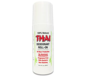Thai Deodorant Stone Thai Crystal Mist Roll On Deodorant, 3 Oz