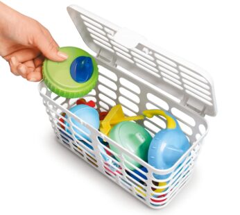 Prince Lionheart Made in USA High Capacity Dishwasher Basket for Toddler Items – Storage B