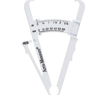 Accu-Measure Body Fat Caliper – Handheld BMI Body Fat Measurement Device – Skinfold Calipe