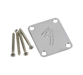 Fender F Neckplate Chrome