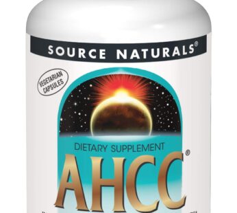 Source Naturals AHCC 500mg, 30 Vegetarian Capsules