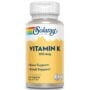 Solaray Vitamin K-1 100mcg | Healthy Bone Structure, Blood Clotting, Protein Synthesis Sup
