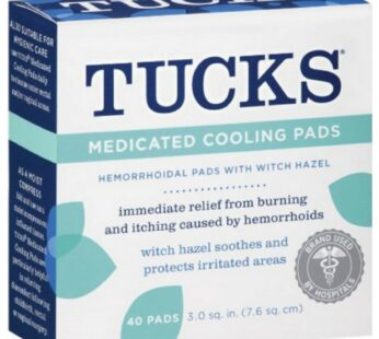 Tucks Medicated Cooling Pads, 40 Count