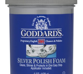Goddard?s Silver Polish Foam, Silver Jewelry Cleaner for Antiques, Accessories, Ornaments,