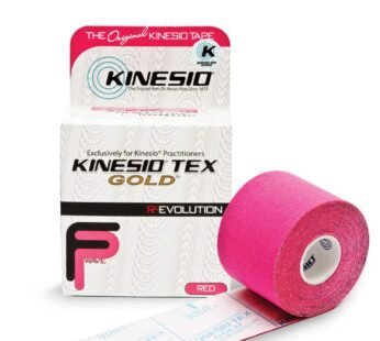 Kinesio Taping – Elastic Therapeutic Athletic Tape Tex Gold FP – Red ? 2 in. x 16.4 ft