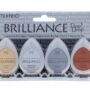 Tsukineko 4-Pack Brilliance Dew Drop Inkpads, Planetarium