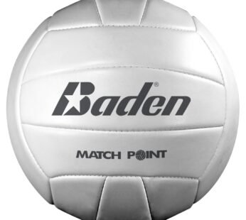 Baden MatchPoint Official Size 5 Cushioned Volleyball, White