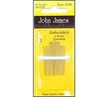 Colonial Needle Crewel/Embroidery Hand Needles-Size 5/10 16/Pkg