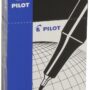 Pilot Fineliner 1.2 mm Tip - Black, Box of 12