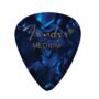 Fender Premium Celluloid Guitar Picks 351 Shape, Blue Moto, Medium, 12-Pack