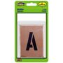 Hy-Ko ST-2 Number & Letter STENCILS, 2 INCH, TAN