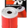 K&N Motorcycle Oil Filter: High Performance, Premium, Designed to be used with Synthetic o