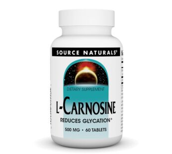 Source Naturals L-Carnosine 500mg – 60 Tablets