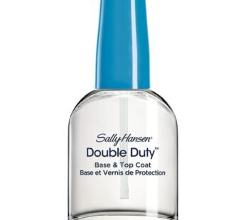 Sally Hansen Double Duty Base and Top Coat, 0.45 Fluid Ounce, Clear (Pack of 1)