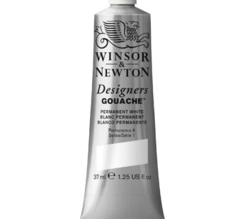 Winsor & Newton Designer’s Gouache, 37 ml (1.25oz) tube, Permanent White