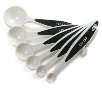 Norpro, White Grip-EZ 6-Piece Measuring Spoons Set, One Size