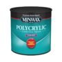 1/2 pt Minwax 23333 Clear Polycrylic Water-Based Protective Finish Satin