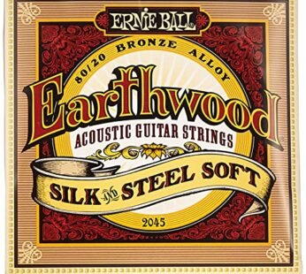 Ernie Ball Earthwood Silk and Steel Soft Acoustic Guitar Strings, 11-52 Gauge (P02045)