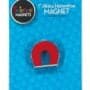 Dowling Magnets Alnico Horseshoe Magnet (One 1 Inch High Red Small Magnet) and One Keeper.