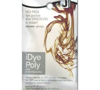 Brown for Natural Fabrics Polyester and Nylon 14gm Fabric Dye-iDye (Jacquard)