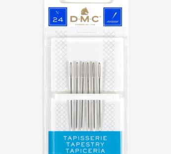 DMC 1767-24 Tapestry Hand Needles, 6-Pack, Size 24