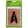 HY-KO Products ST-4 Number & Letter Stencils, 4 INCH, Tan