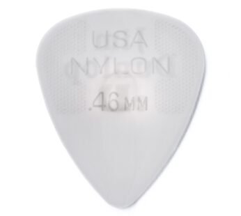 JIM DUNLOP Nylon Standard, White, .46mm, 12/Player’s Pack
