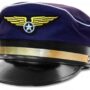 Jacobson Hat Company Men's Pilot Cap, Navy, Adult Adjustable