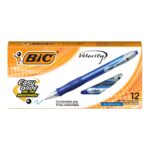 BIC VLG11-BLUE Velocity Retractable Ballpoint Pen, Refillable, Medium Point (1.0 mm), Blue