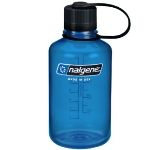 Nalgene Tritan 1 Pint Narrow Mouth BPA-Free Water Bottle, Slate Blue, 16 oz