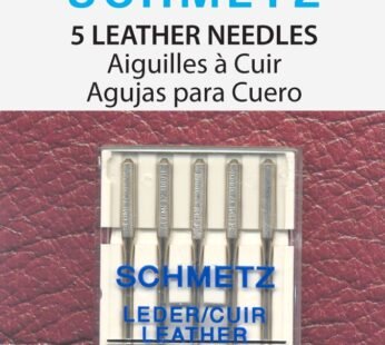SCHMETZ Leather Machine Needles, Size 16/100 5/Pkg