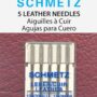 SCHMETZ Leather Machine Needles, Size 16/100 5/Pkg