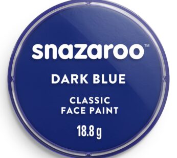 Snazaroo Classic Face and Body Paint, 18.8g (0.66-oz) Pot, Dark Blue